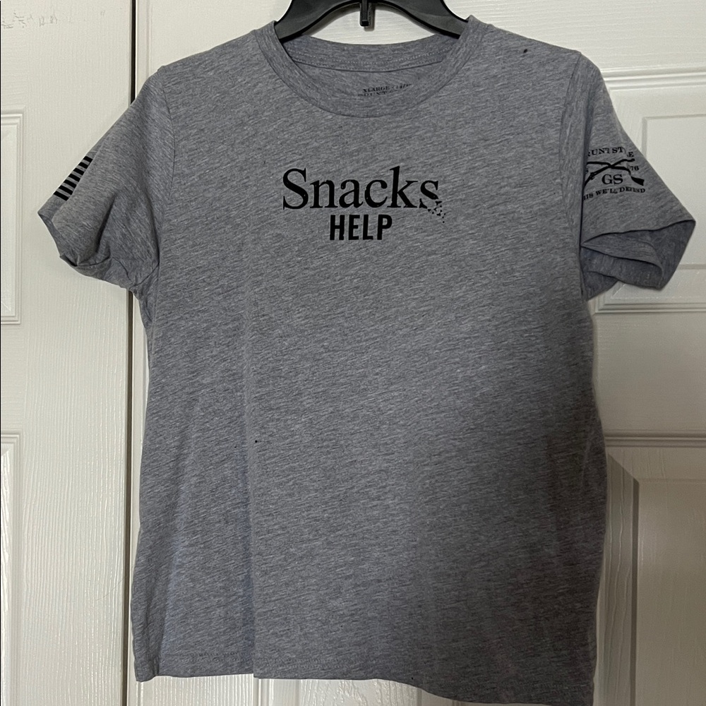 Grunt Style Gray Kids Short Sleeve Tee